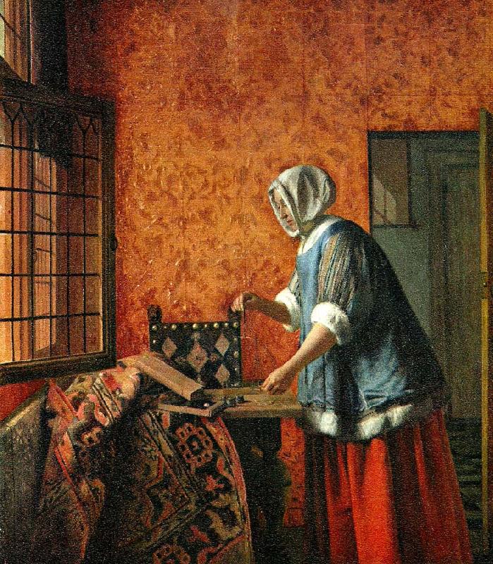 Pieter de Hooch guldvagerskan